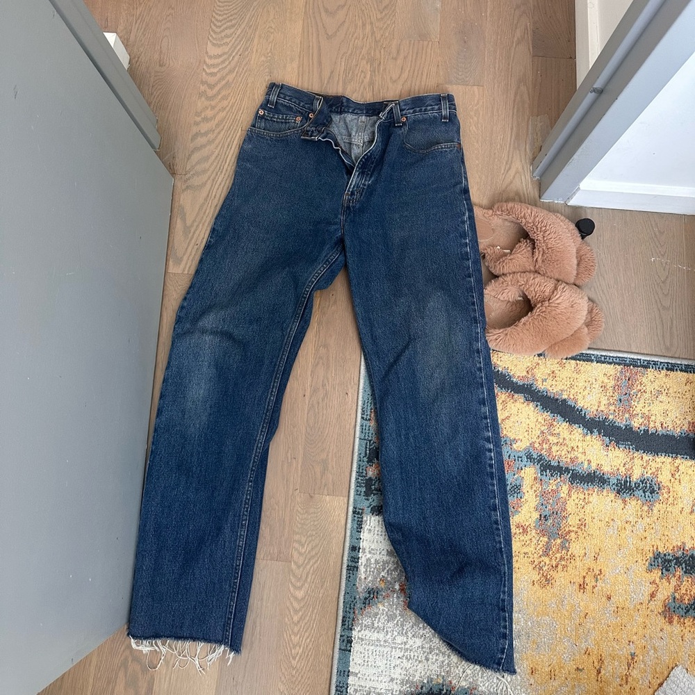 Levi's Vintage 505 Dark Blue Straight Jeans PLS READ